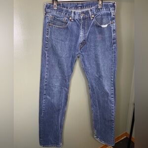 Levi's 505 Men's Straight Blue Jeans